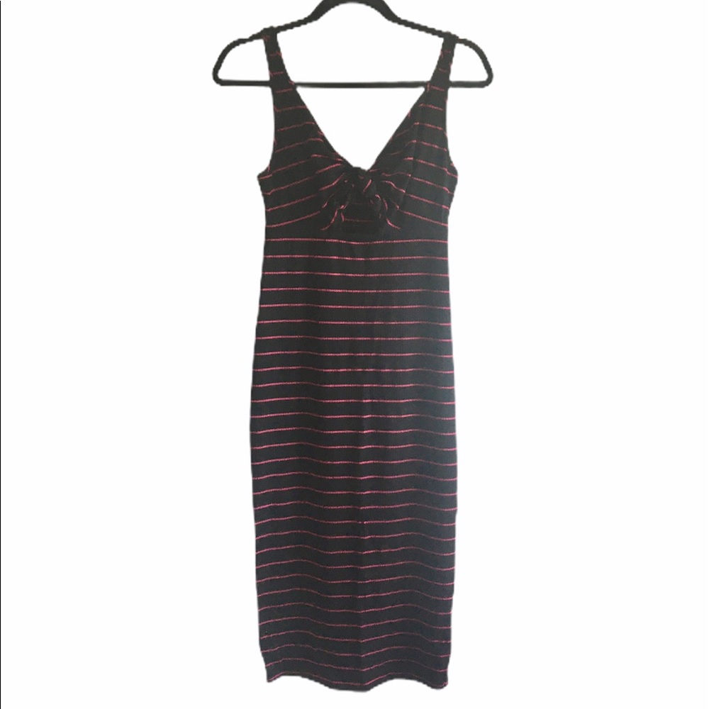 Midi Stretch Bodycon Express Dress Size S